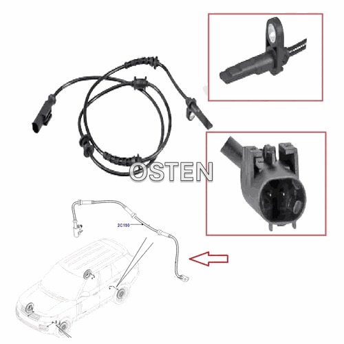 Sensor de ABS traseiro - image 0