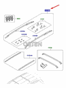 Conjunto de barra longitudinal do teto - image 0