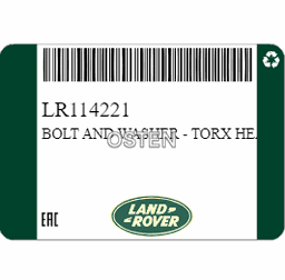 [LR114221] Parafuso da porta